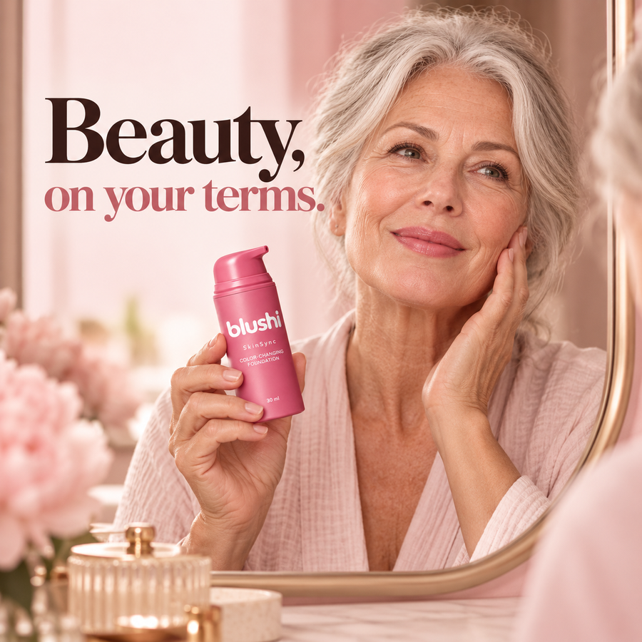 Blushi SkinSync mature brand image