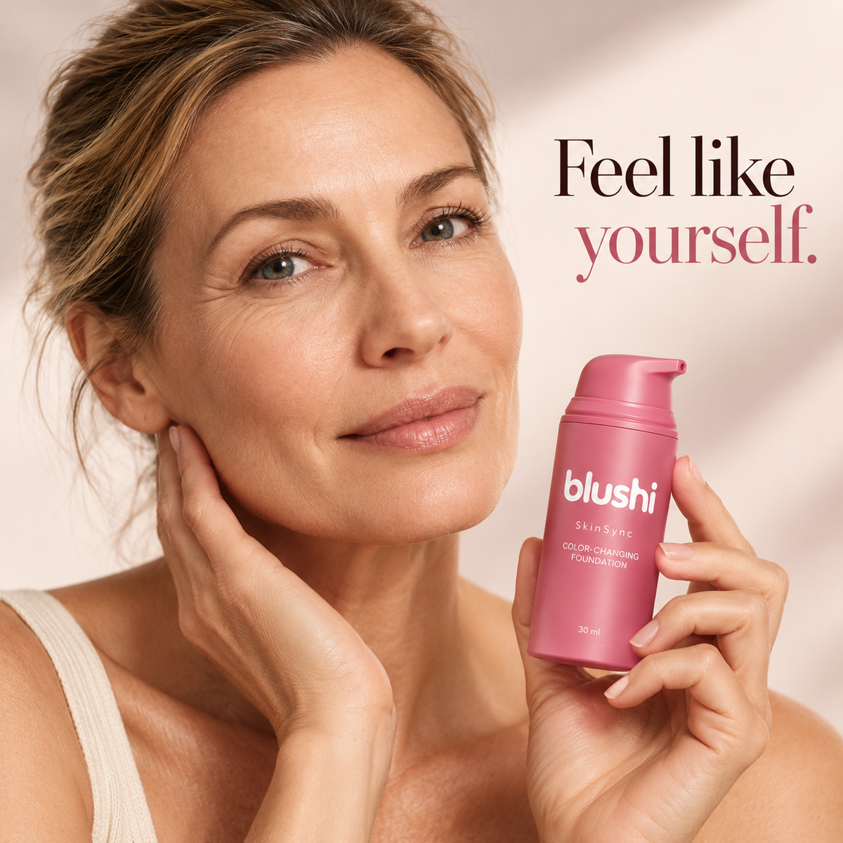 Blushi SkinSync confidence brand image